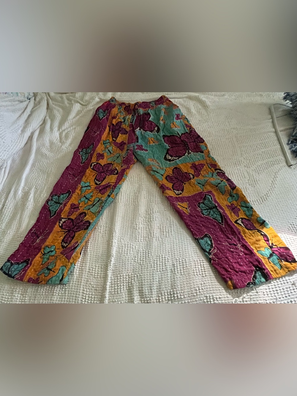 Colorful Kantha pants